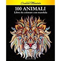 614OgKxbQuL._AC_UL200_SR200200_ 100 Animali da colorare con mandala: Libro da colorare per adulti di 100 pagine con fantastici animali. Libro antistress da colorare con disegni rilassanti.  
